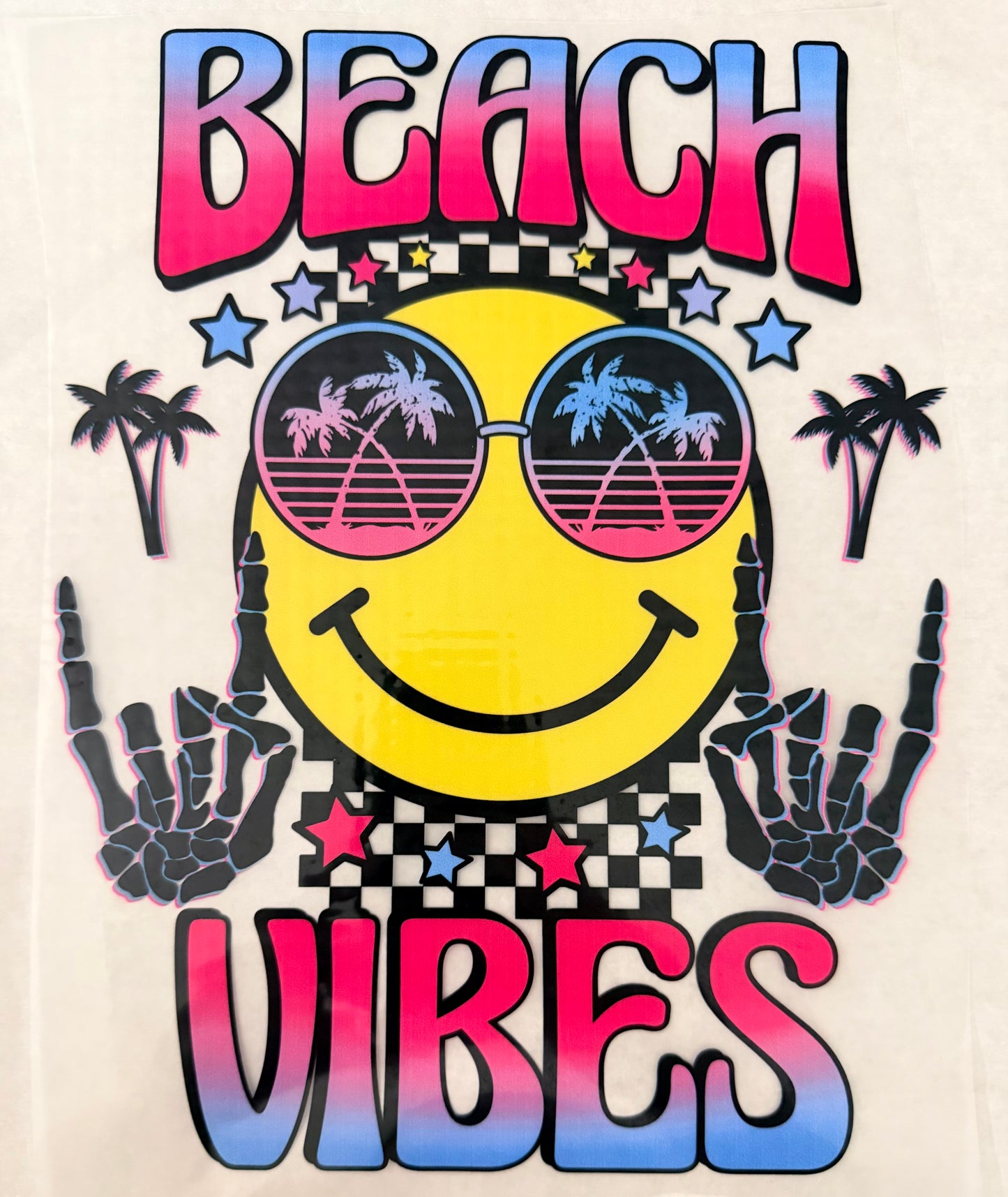 Beach vibes smiley
