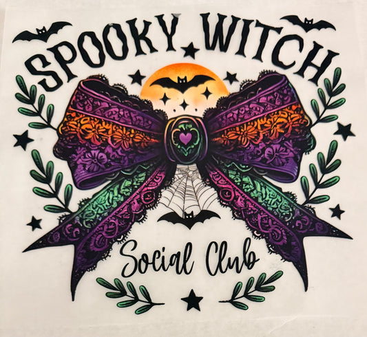 Spooky witch bow
