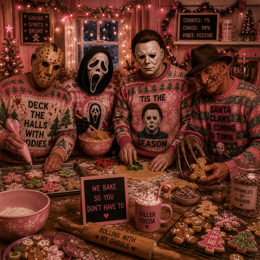Cookie pink spooky guys