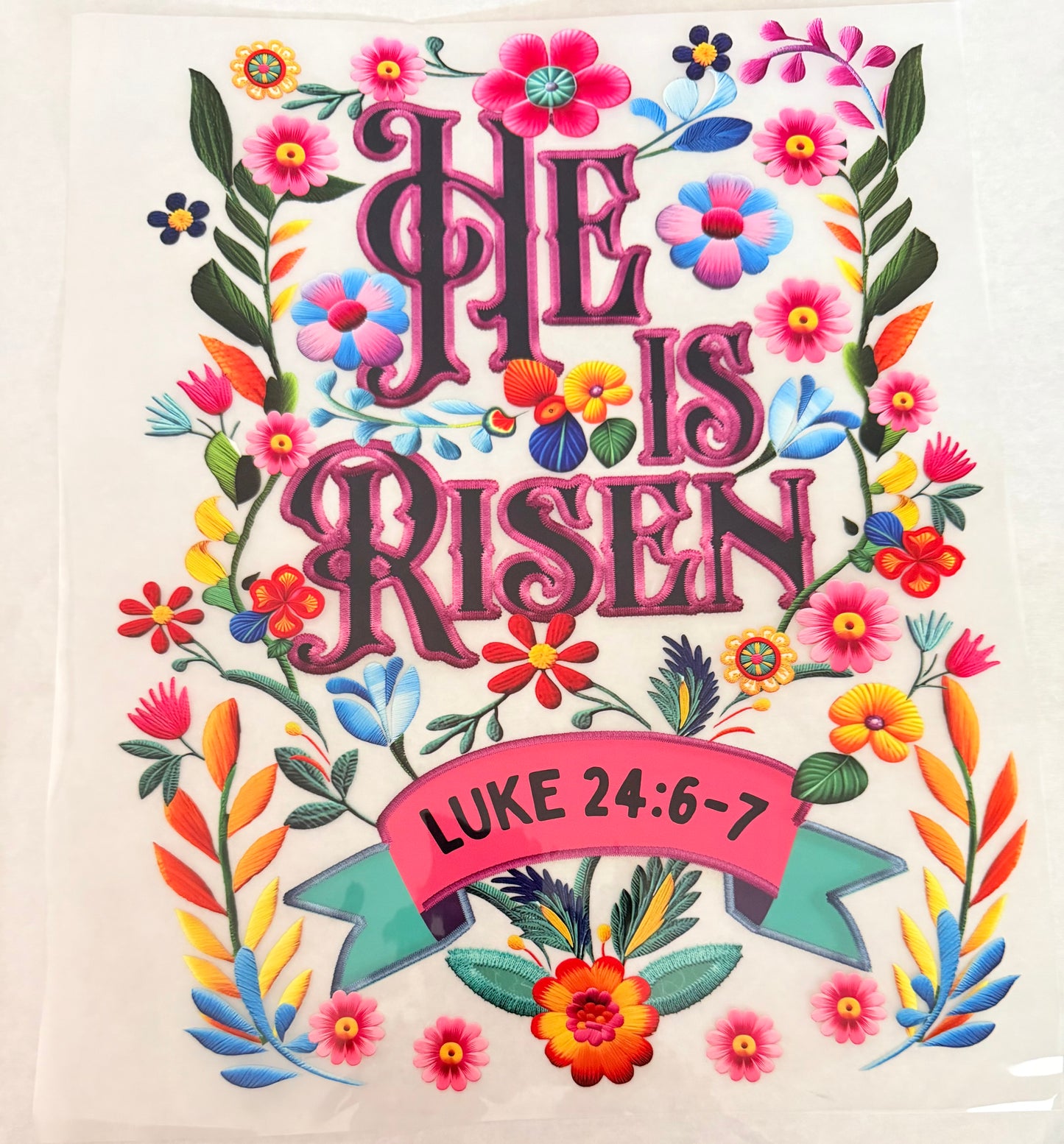 He is risen floral