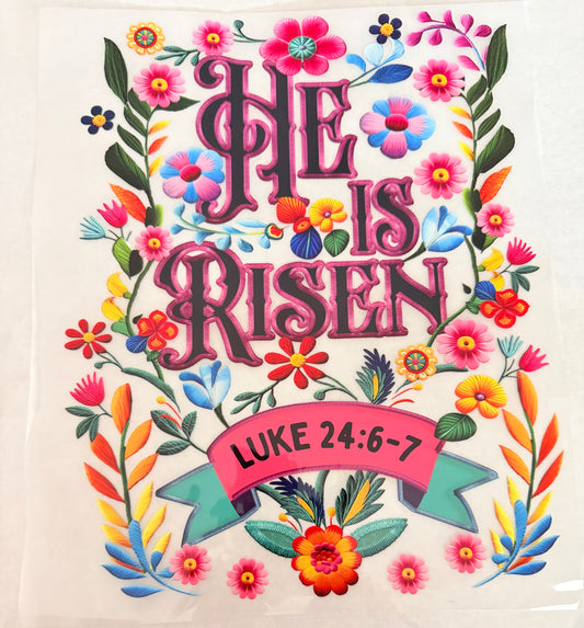 He is risen floral
