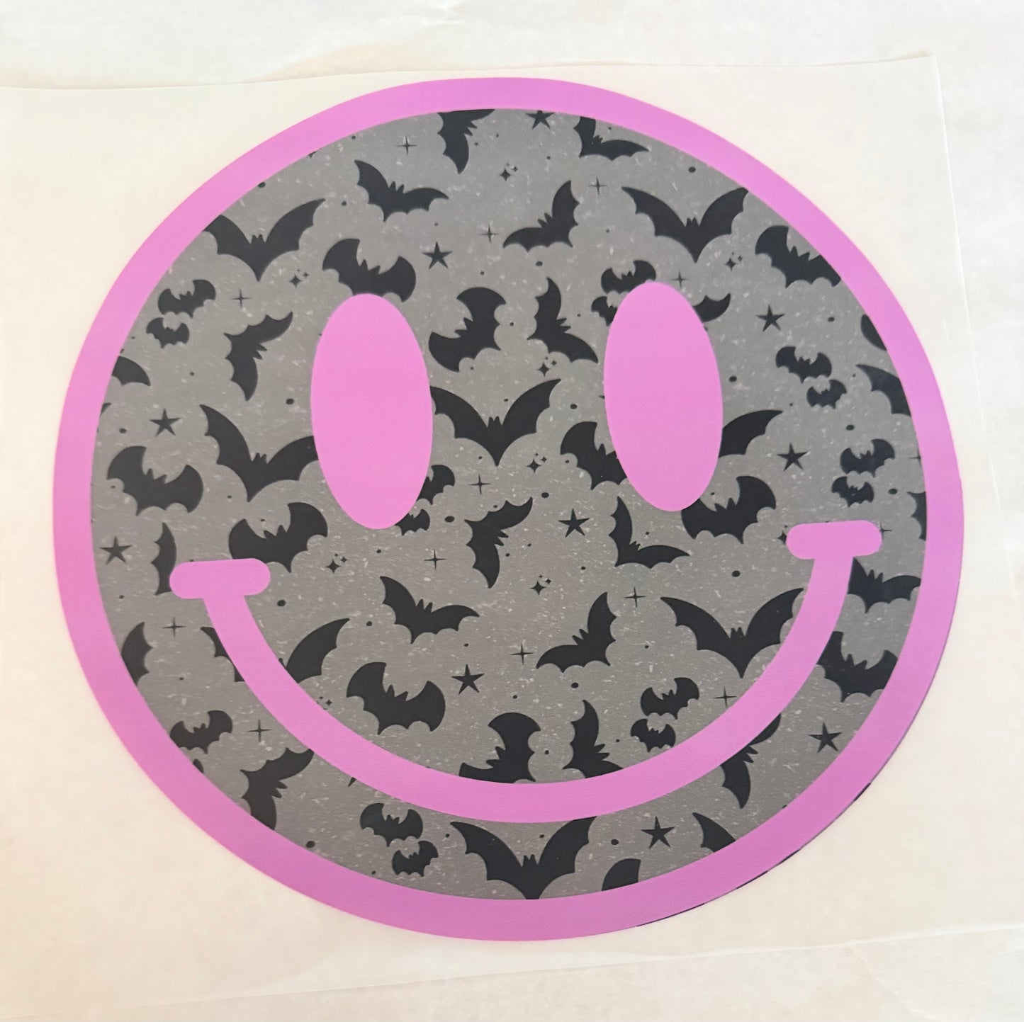 Halloween bat smiley