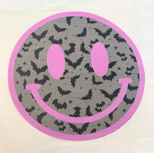 Halloween bat smiley