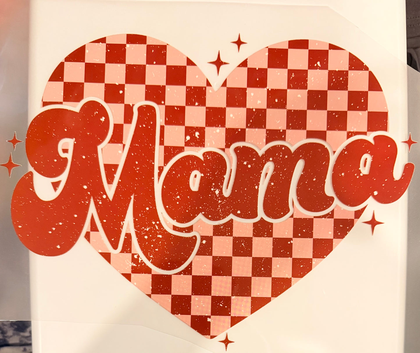 Checker mama heart