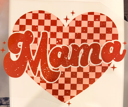 Checker mama heart
