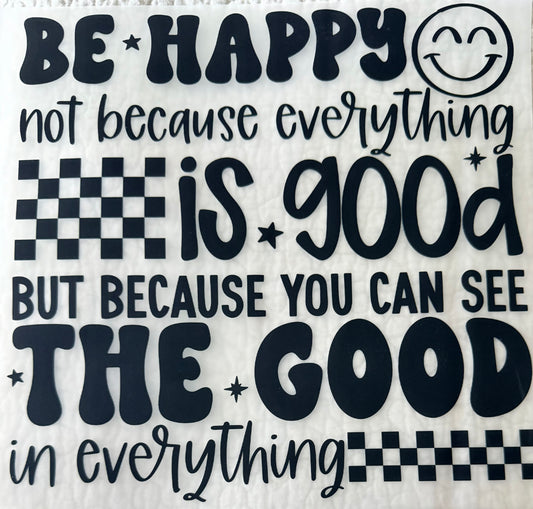 Be happy