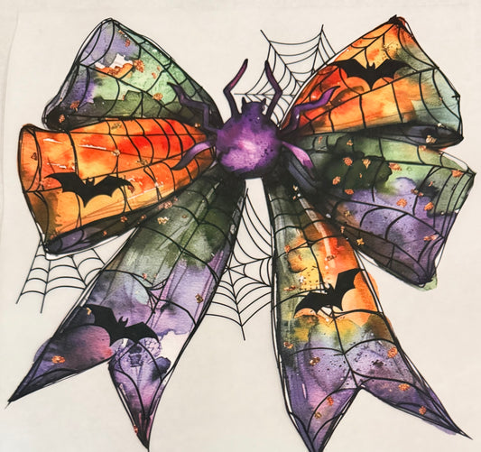 Colorful spider bow