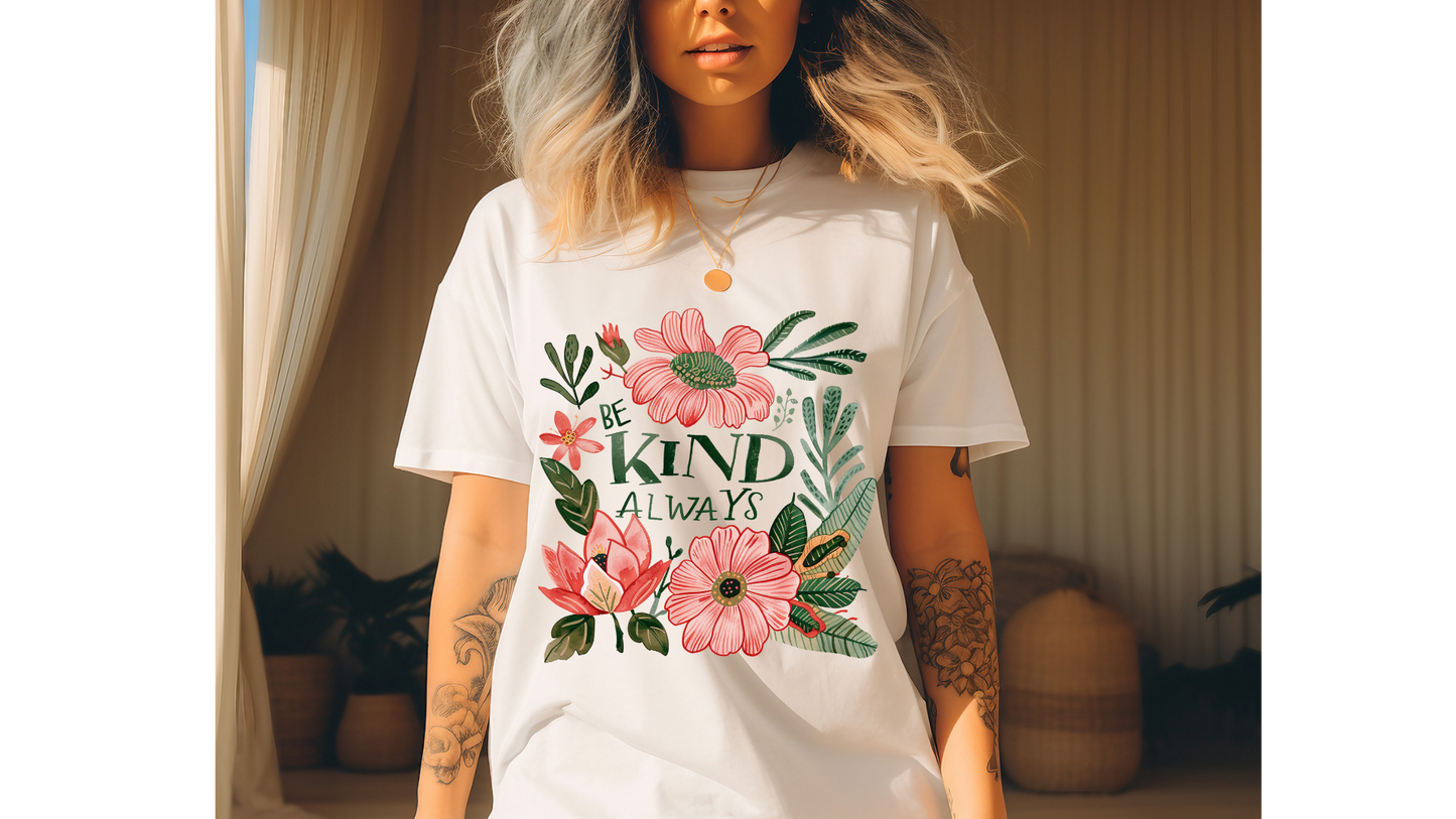 BE KIND ALWAYS FLORAL