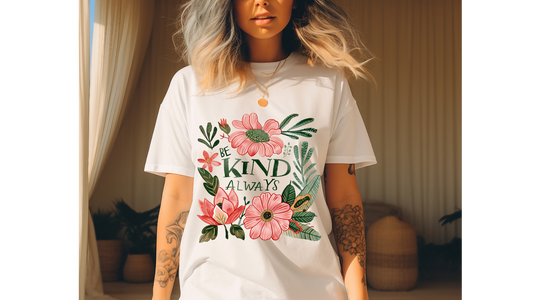 BE KIND ALWAYS FLORAL