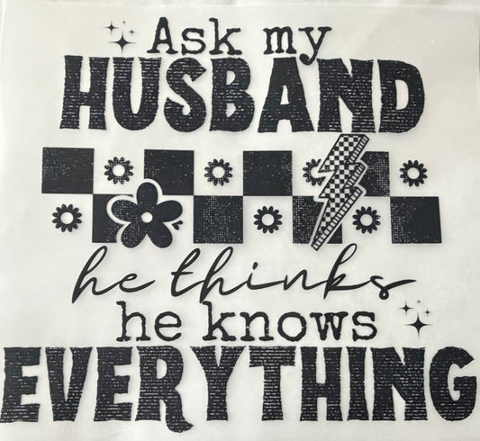 Ask my husband