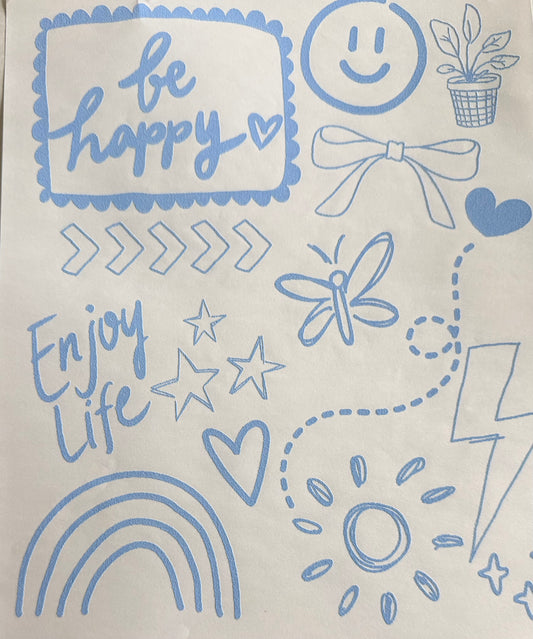 Be happy collage