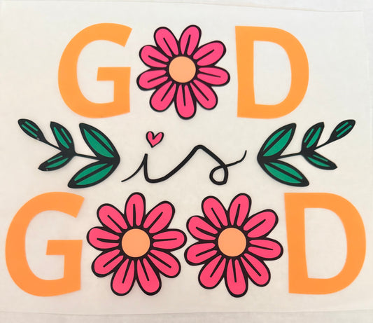 God is good floral