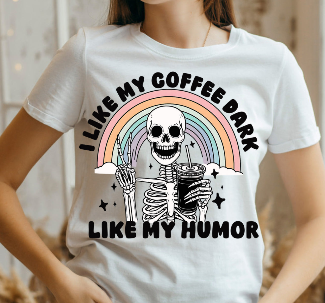 COFFEE DARK LIKE MY HUMOR