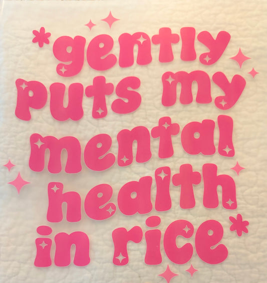 Mental health in rice