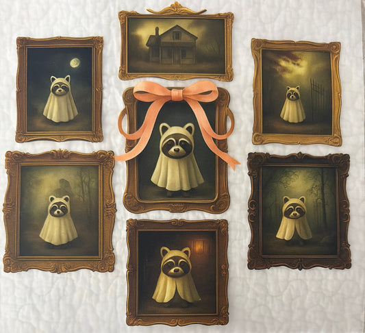 Ghost raccoon frames