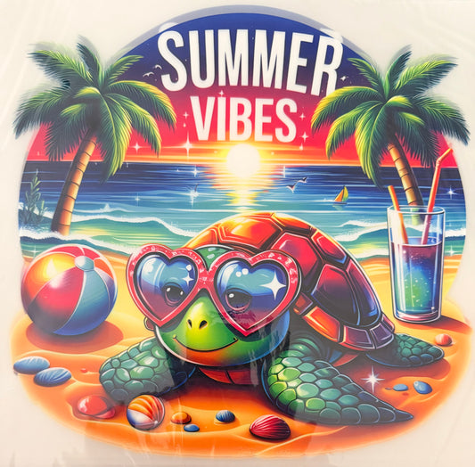 Summer vibes turtle