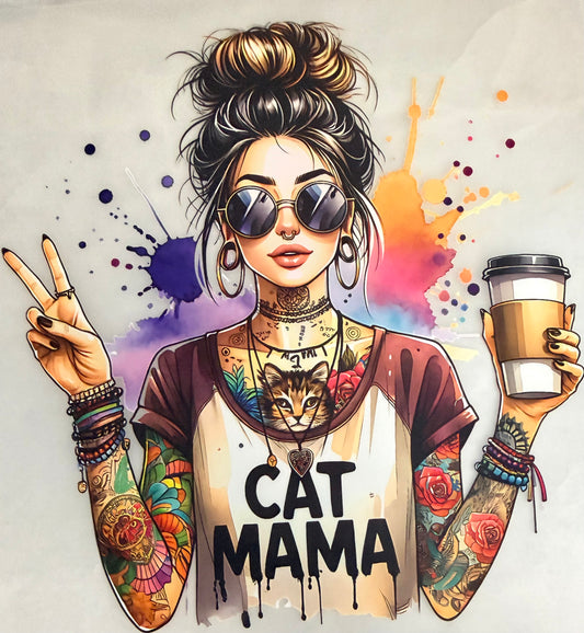 Cat mama tattoos