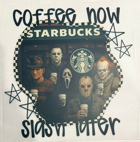 Coffee now slash later