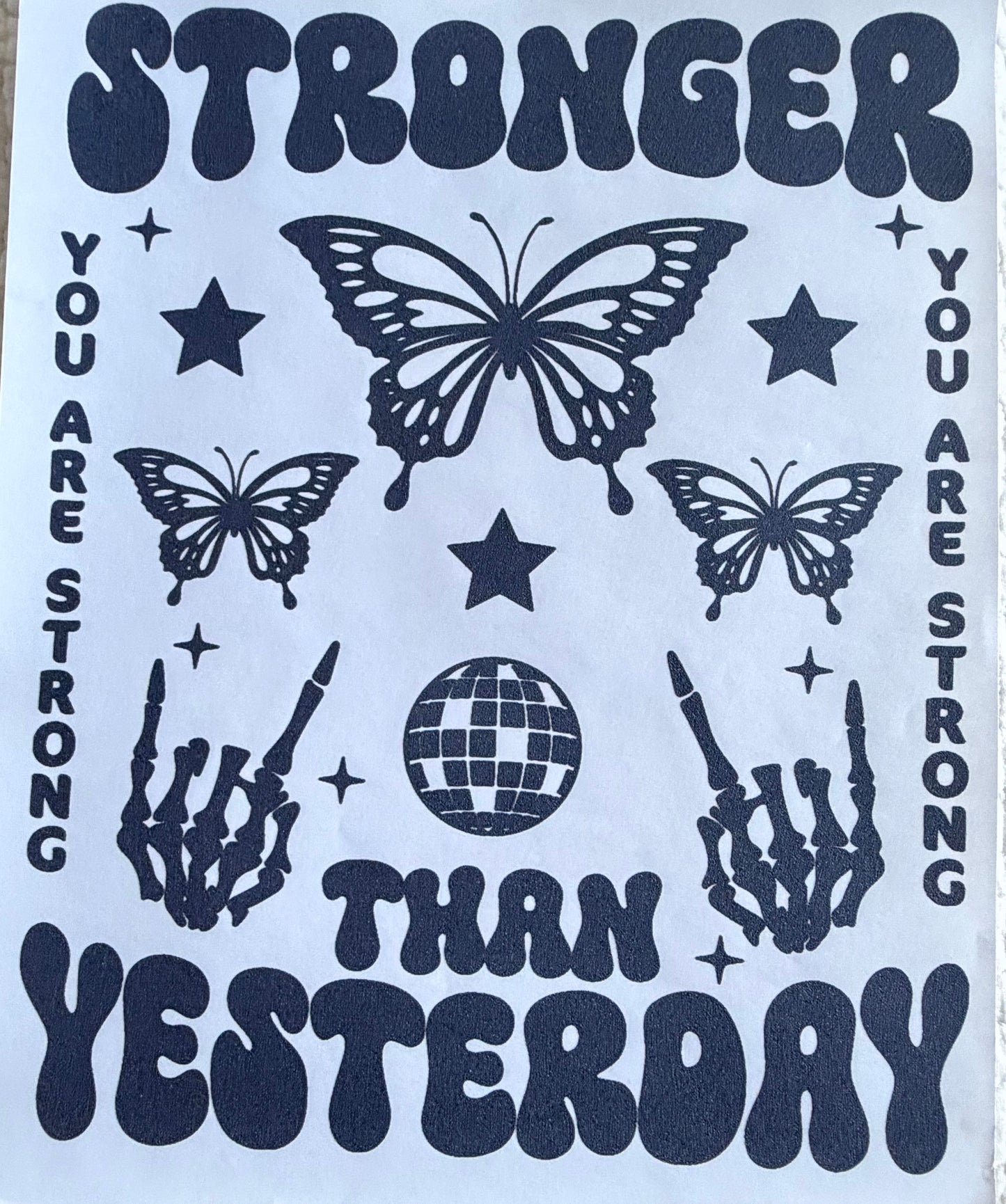 Stronger than yesterday