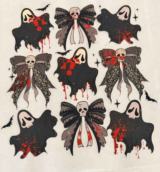 Blood ghostface bows
