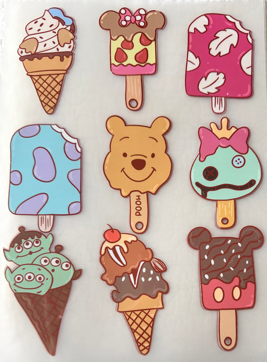 Character ice cream