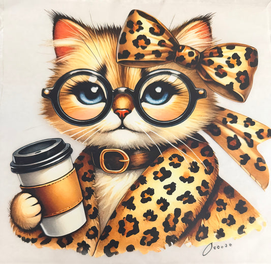 Boujee coffee cat