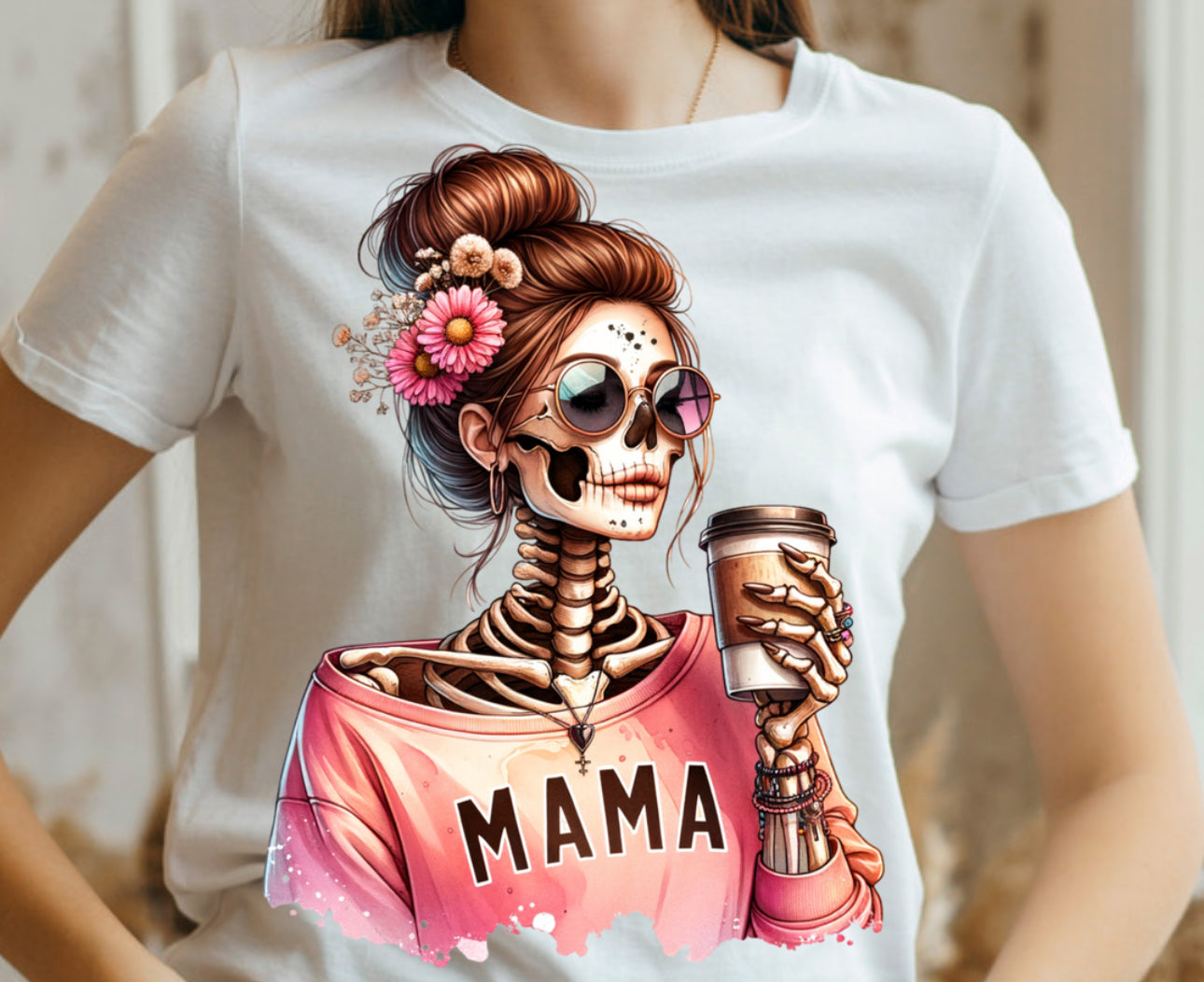 FLORAL MAMA SKELLY