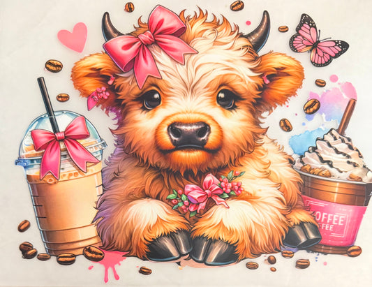 Iced coffee cow