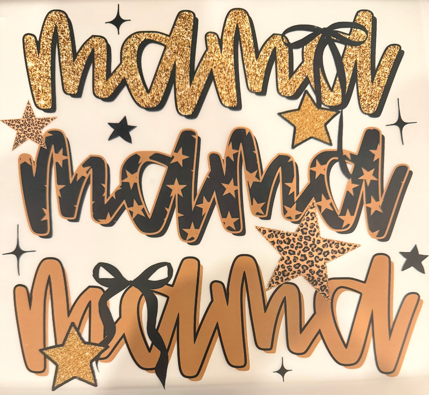 Glitter mama stack