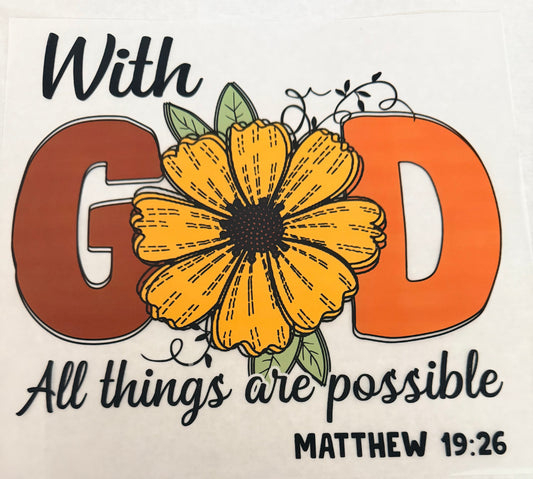 With GOD