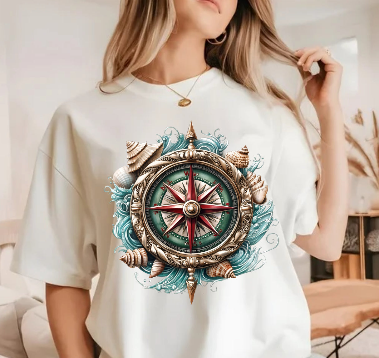 NAUTICAL COMPASS ROSE