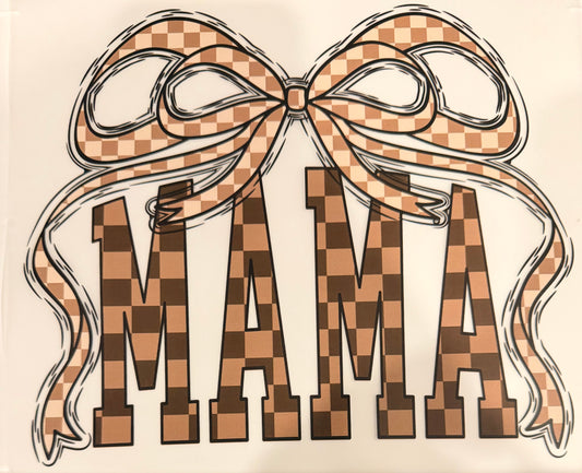Checkered mama bow
