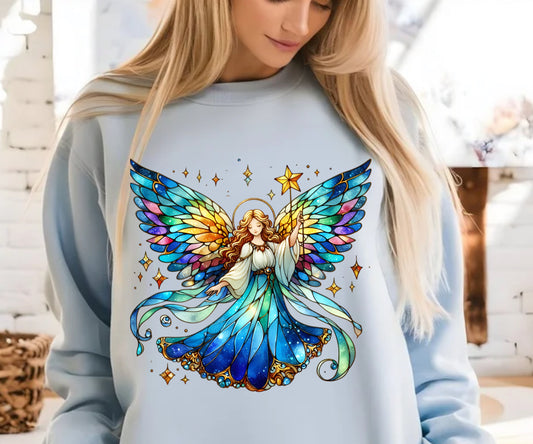 STAINED GLASS ANGEL