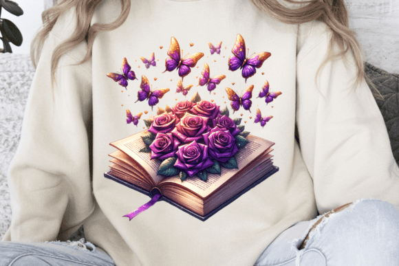 PURPLE BUTTERFLIES BOOK