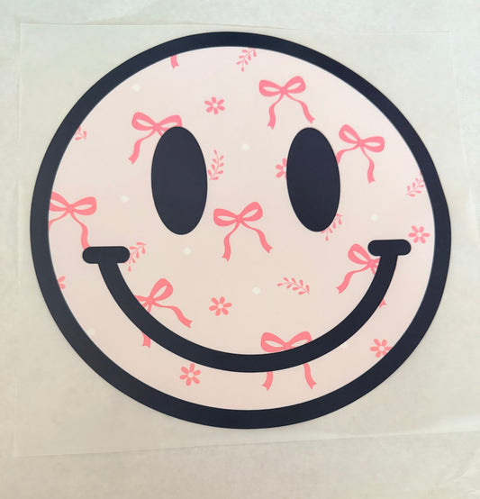 Pink bows smiley