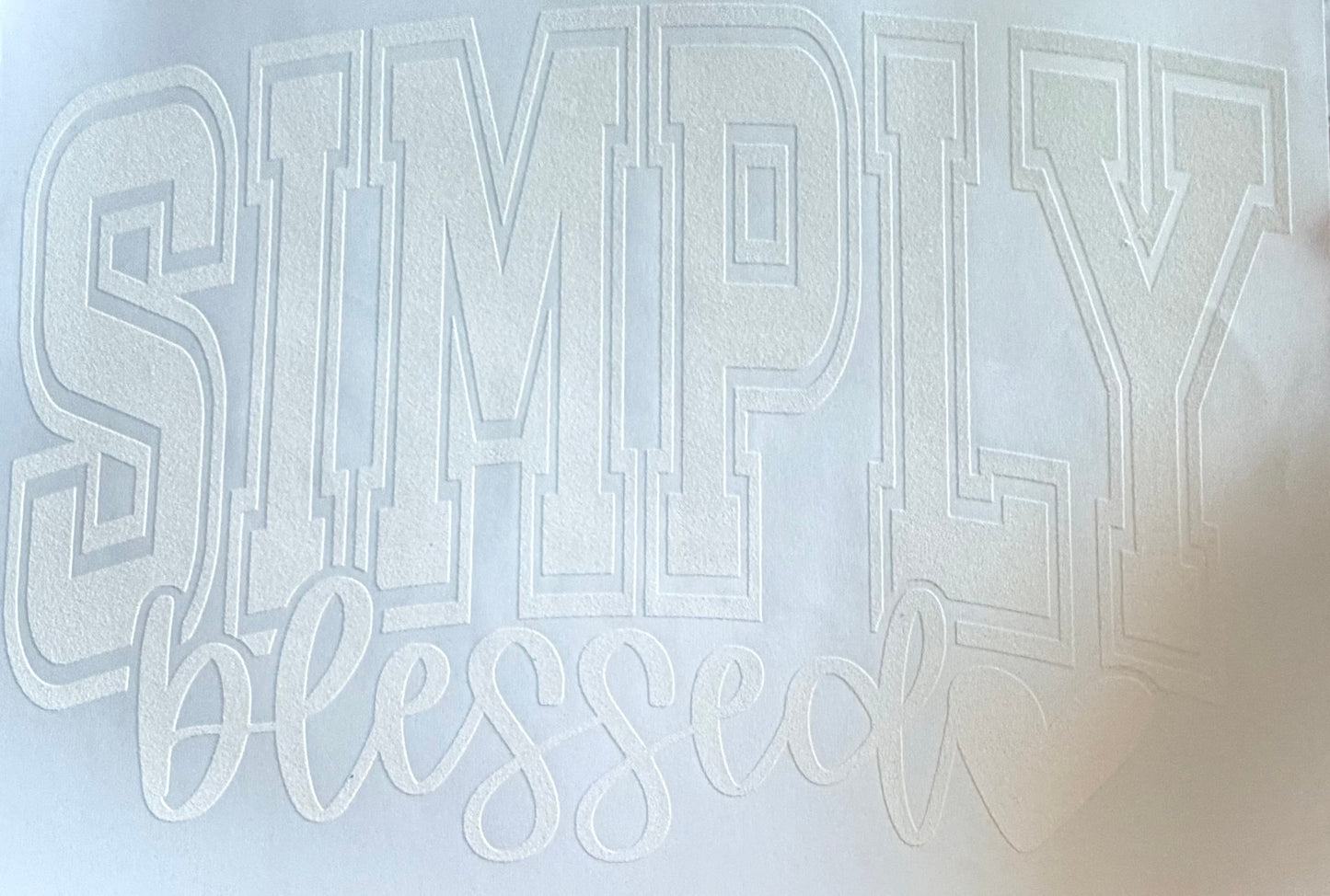 Simply blessed