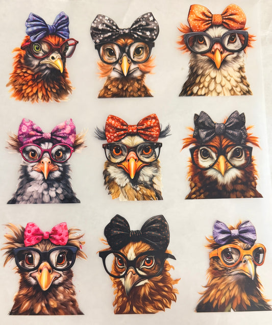 Chicken collage