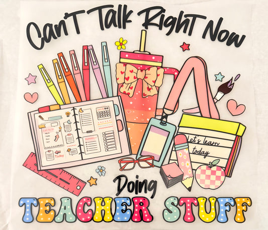 Doing teacher stuff