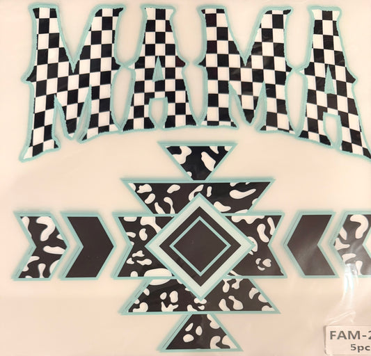 Checkered western mama