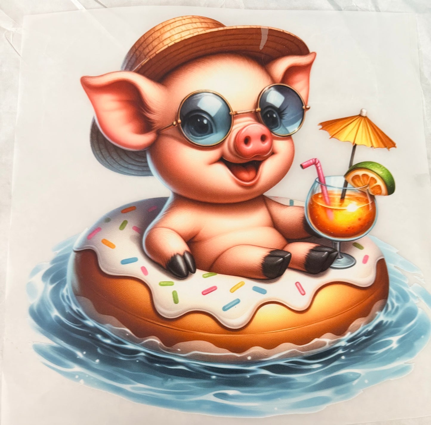 Pig on float