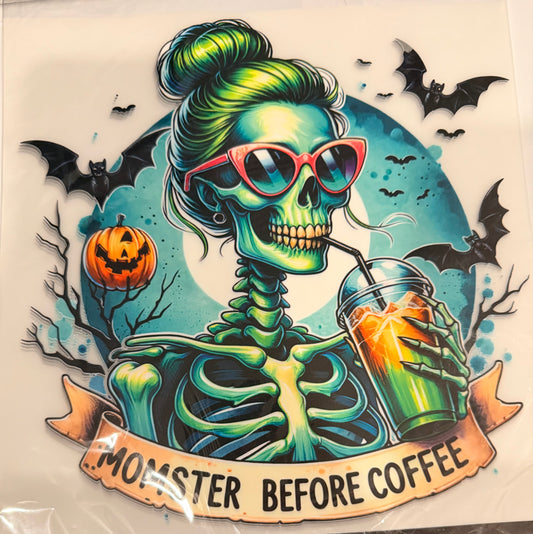 Momster before coffee