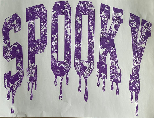 Purple lace spooky