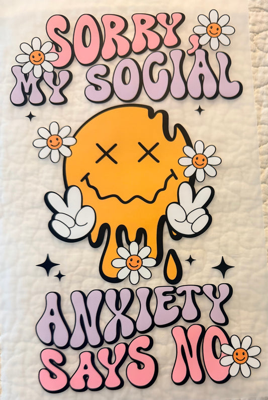 Social anxiety says no