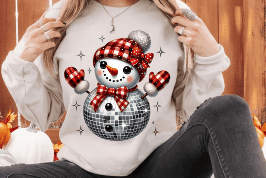 DISCO BALL SNOWMAN