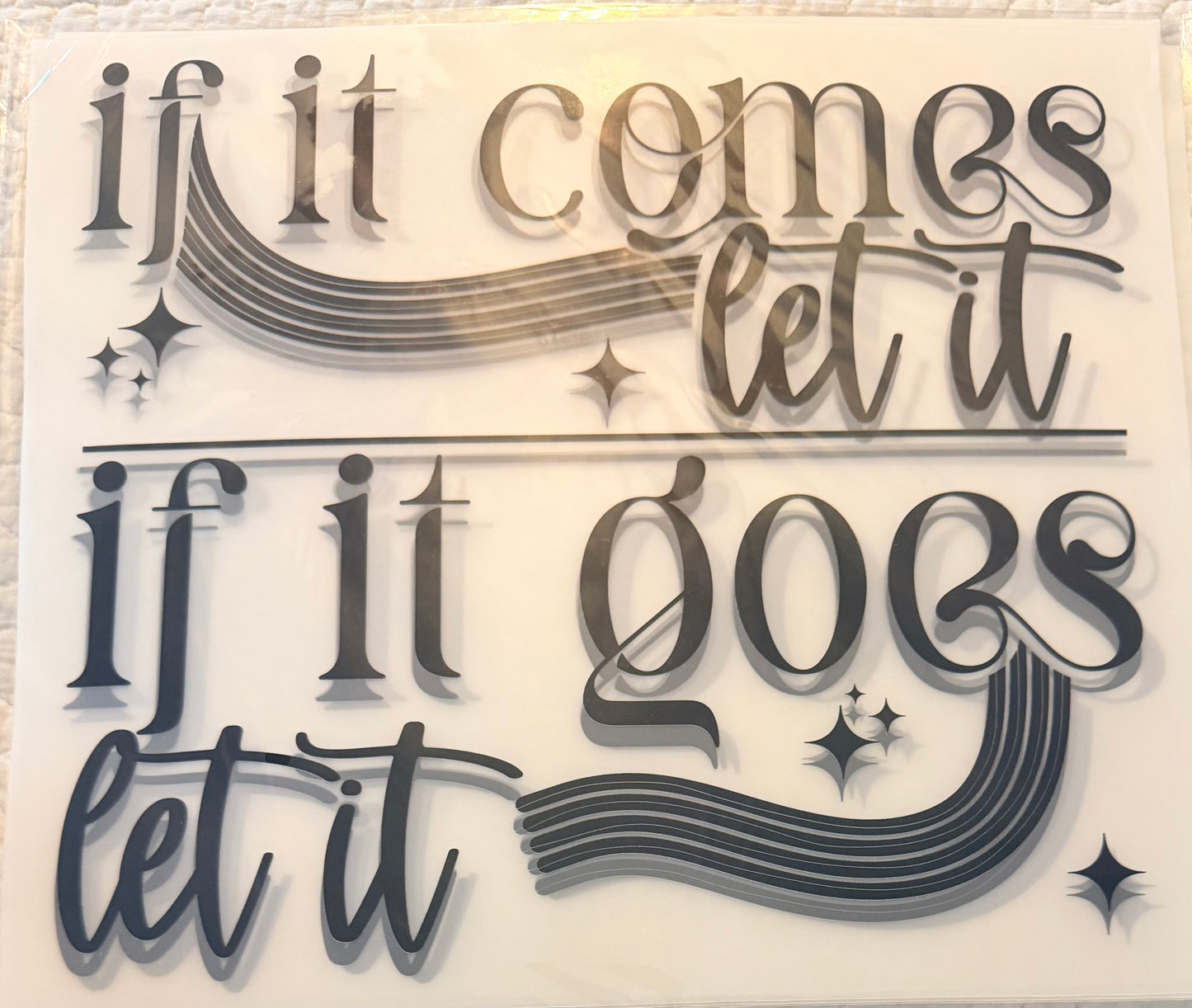If it goes