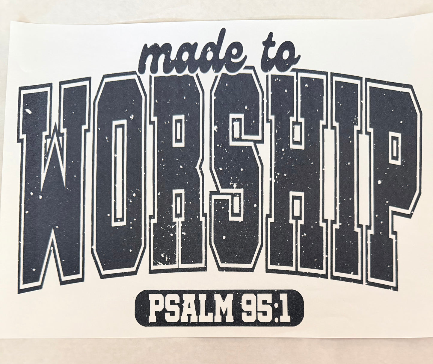 Made to worship
