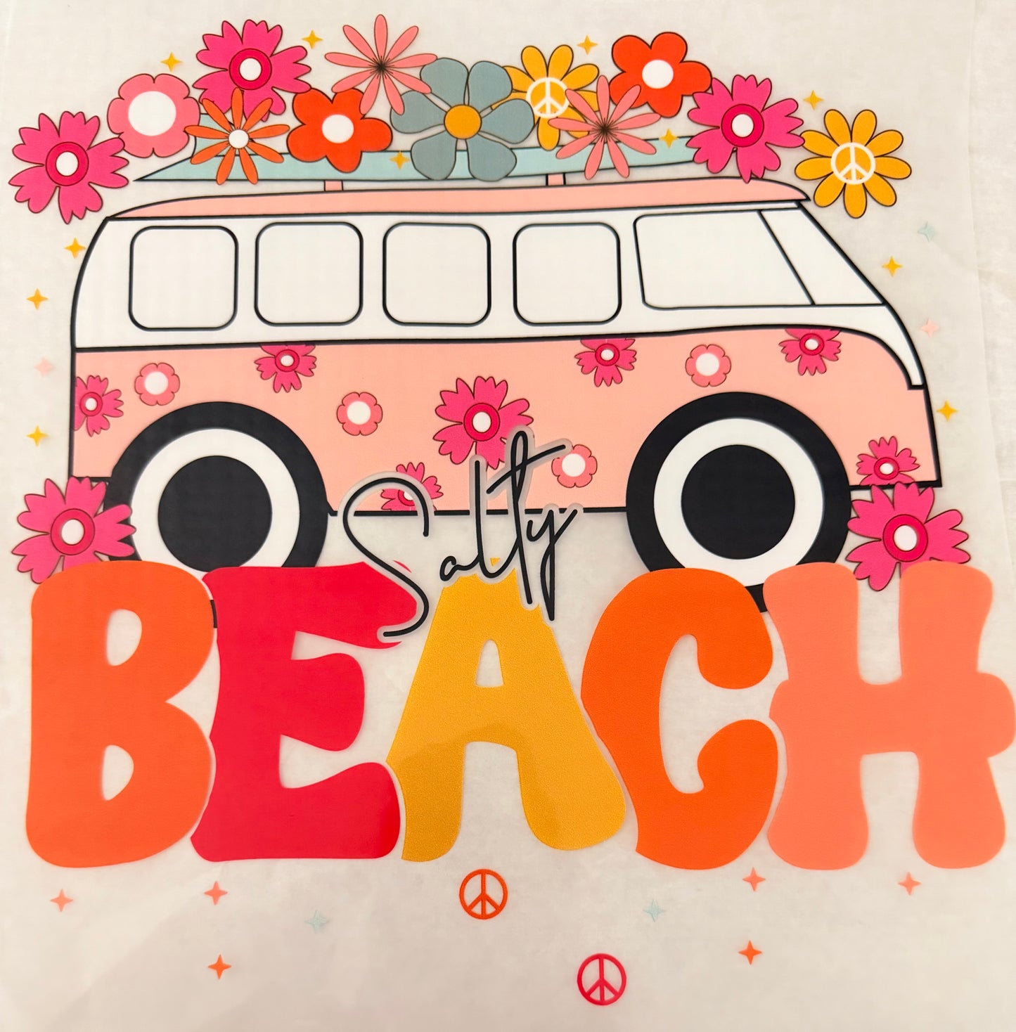 Salty beach