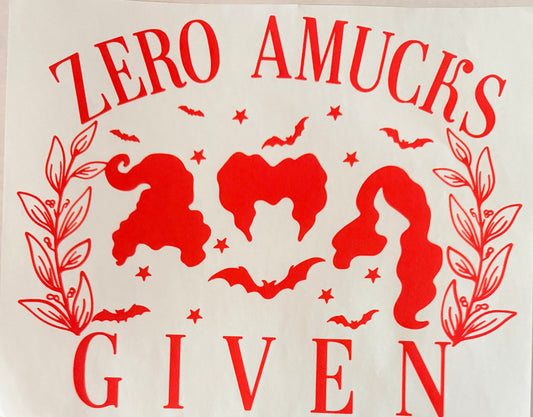 Zero amucks