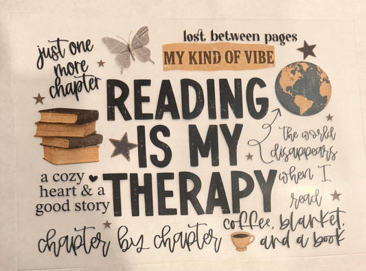Reading is my therapy