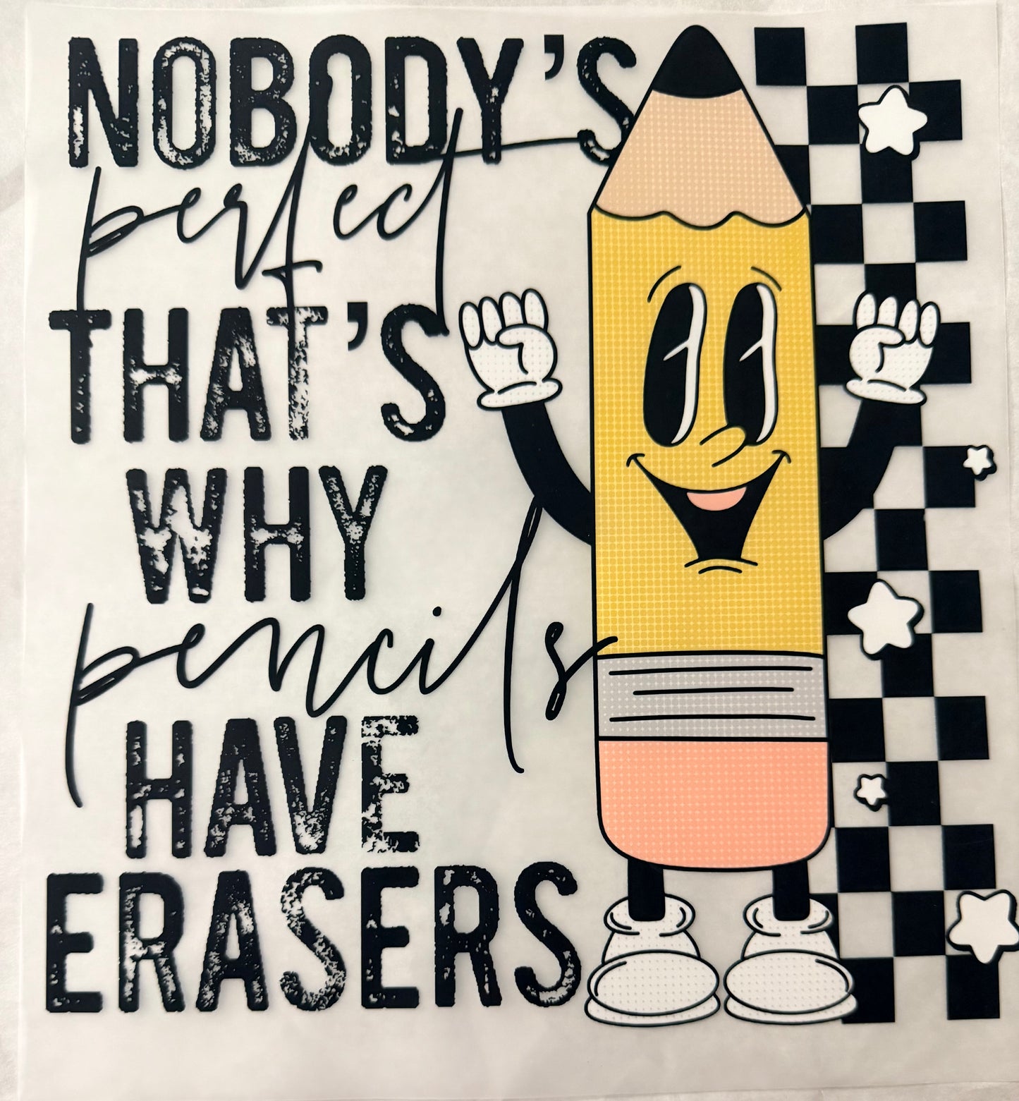 Nobody’s perfect